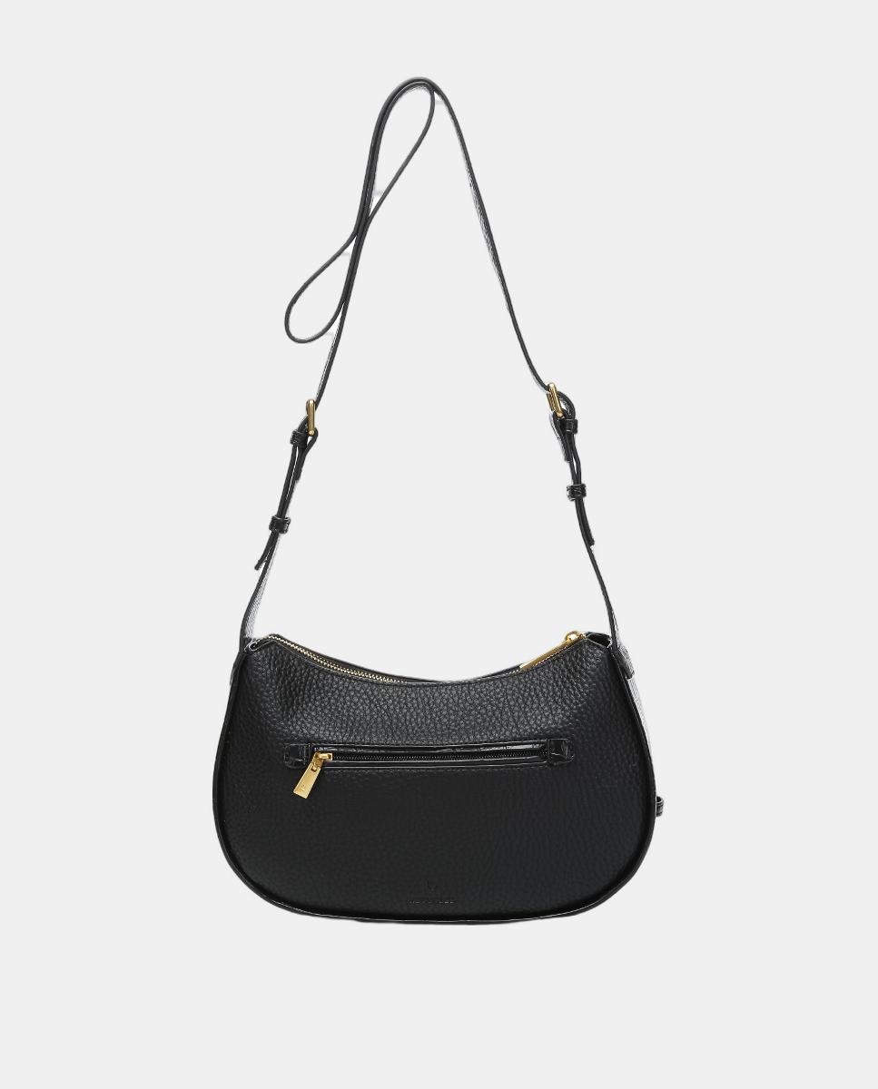 Bandolera Freedom en materiales reciclados Negro Abbacino · El