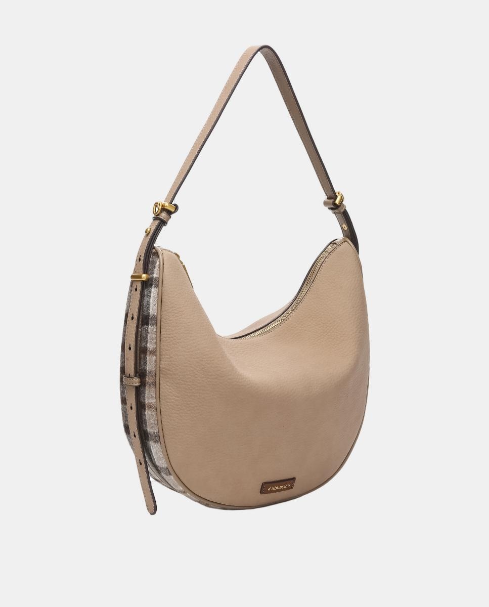 Mala de Ombro Freedom em Materiais Reciclados Taupe-2