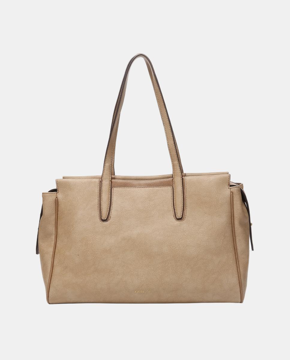 Mala de Ombro Freedom em Materiais Reciclados Camel-1