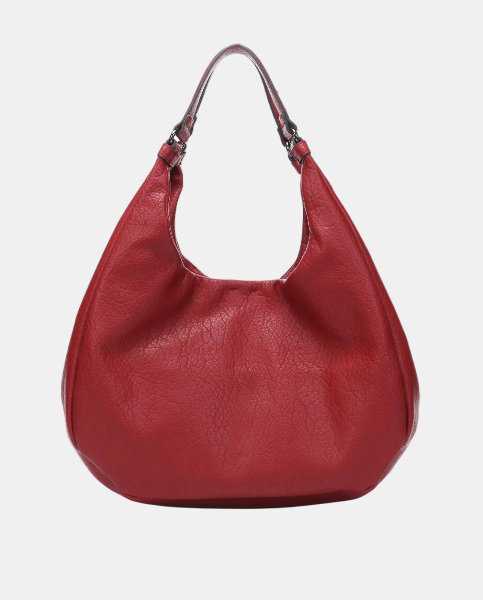 Mala de Ombro Freedom em Materiais Reciclados Vermelho-3