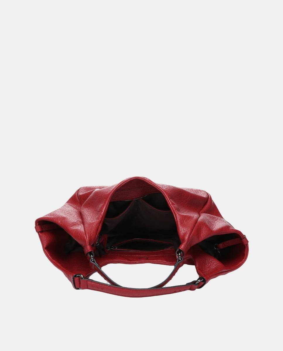 Mala de Ombro Freedom em Materiais Reciclados Vermelho-6