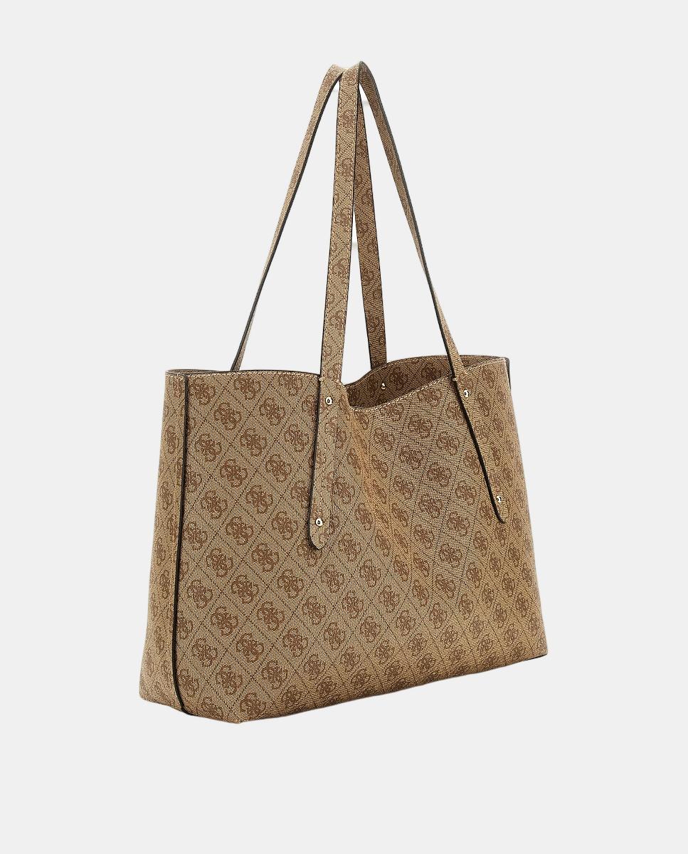 Imagen 2 de Bolso de hombro tote con cierre cremallera - Guess - Beige Beige