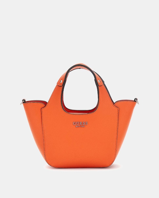 Imagem 0 de Mala de Mão Tipo Tote Pequena com Fecho Magnético e Pochette
