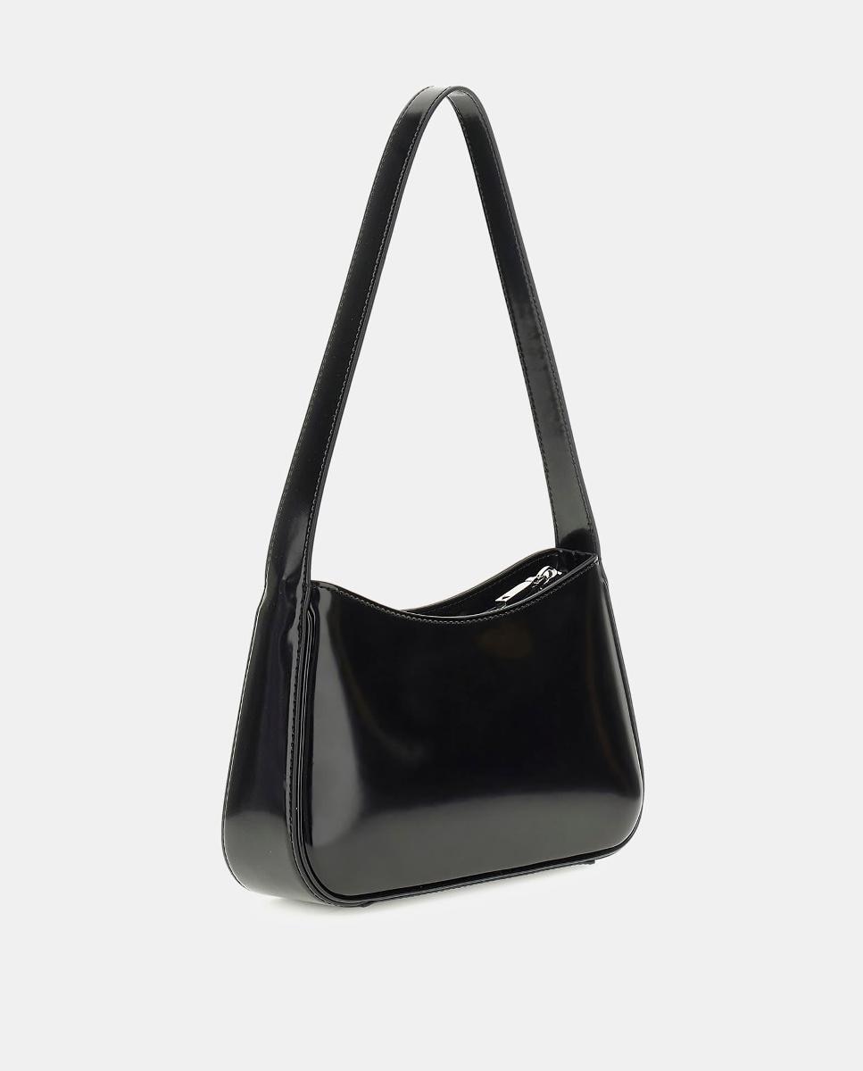Mala de Ombro com zipper Preto-3
