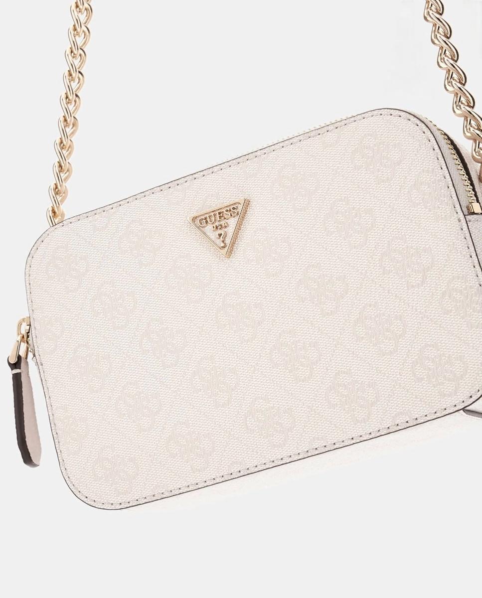 Mala com duplo zipper Branco-3