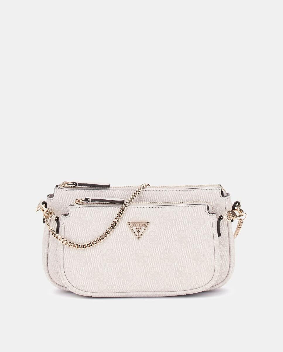Bandolera con pochette exterior extraíble - Guess - Blanco Blanco-1