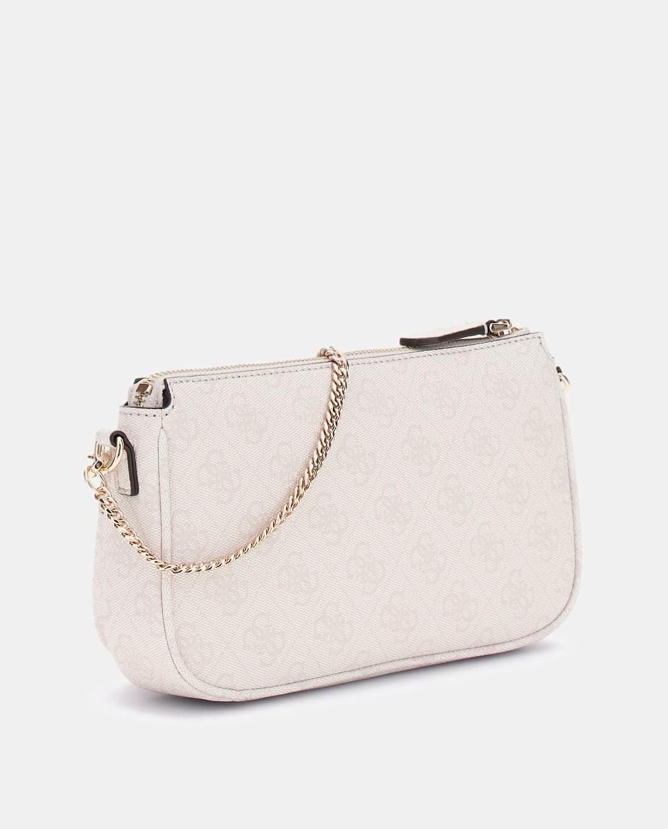 Bandolera con pochette exterior extraíble - Guess - Blanco Blanco-3
