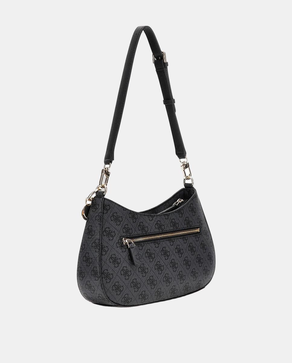 Mala de Ombro com zipper Cinzento-escuro-2