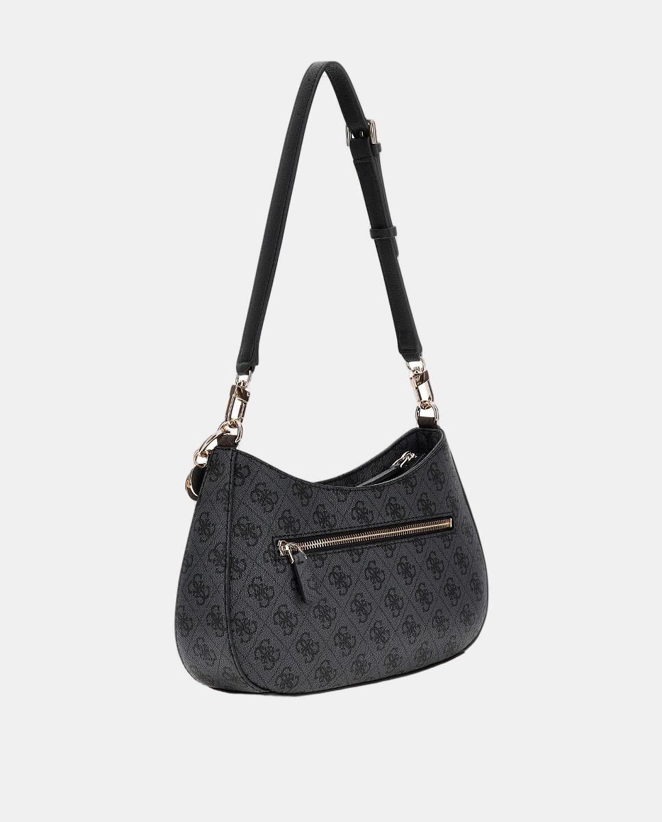 Mala de Ombro com zipper Cinzento-escuro-3