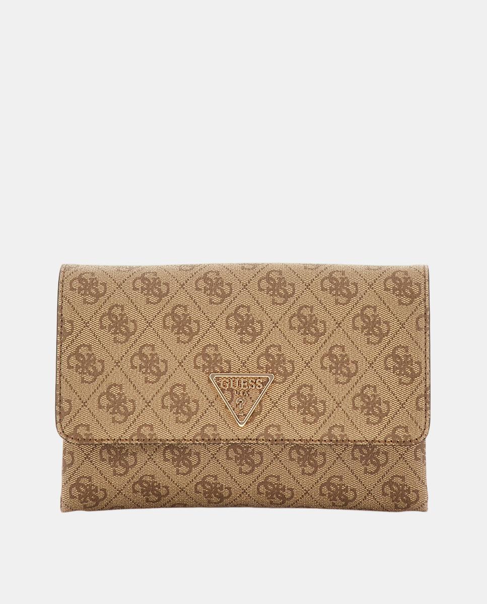 Bolso de mano organizador - Guess - Marrón claro Marrón claro-1