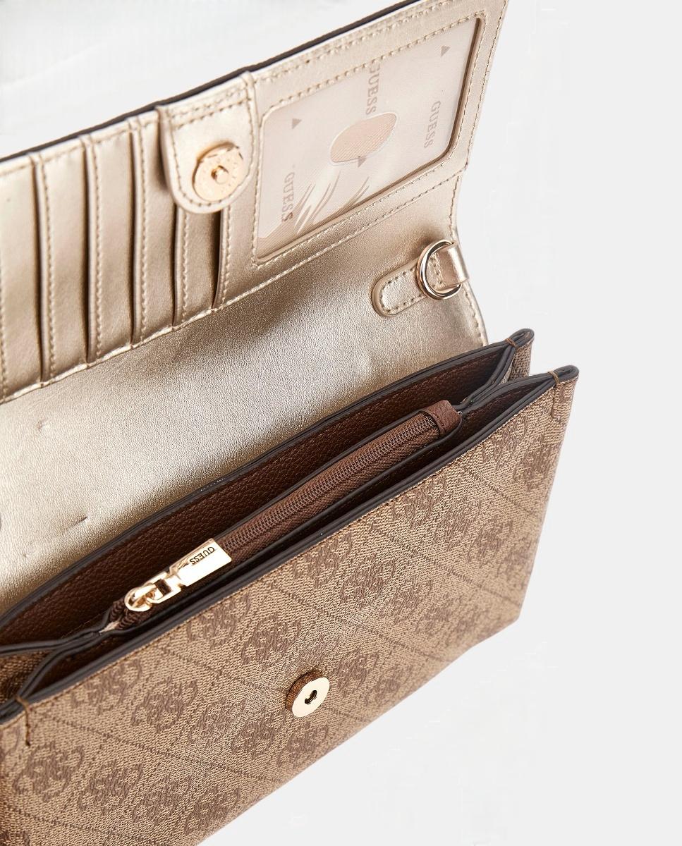 Bolso de mano organizador - Guess - Marrón claro Marrón claro-3