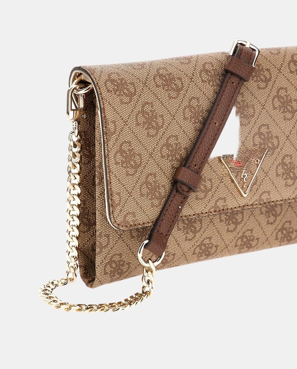 Bolso de mano organizador - Guess - Marrón claro Marrón claro-4