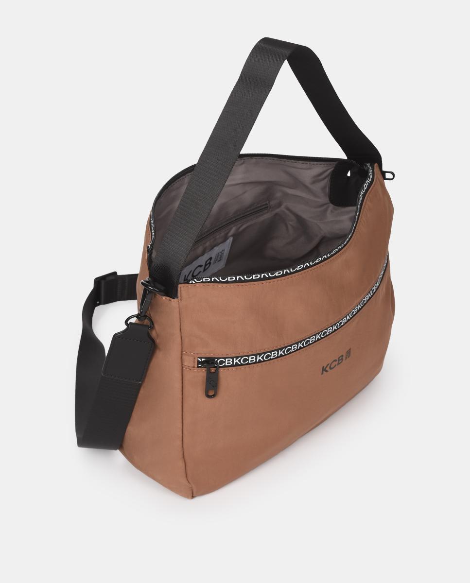 Mala de Ombro Shine Castanho-2