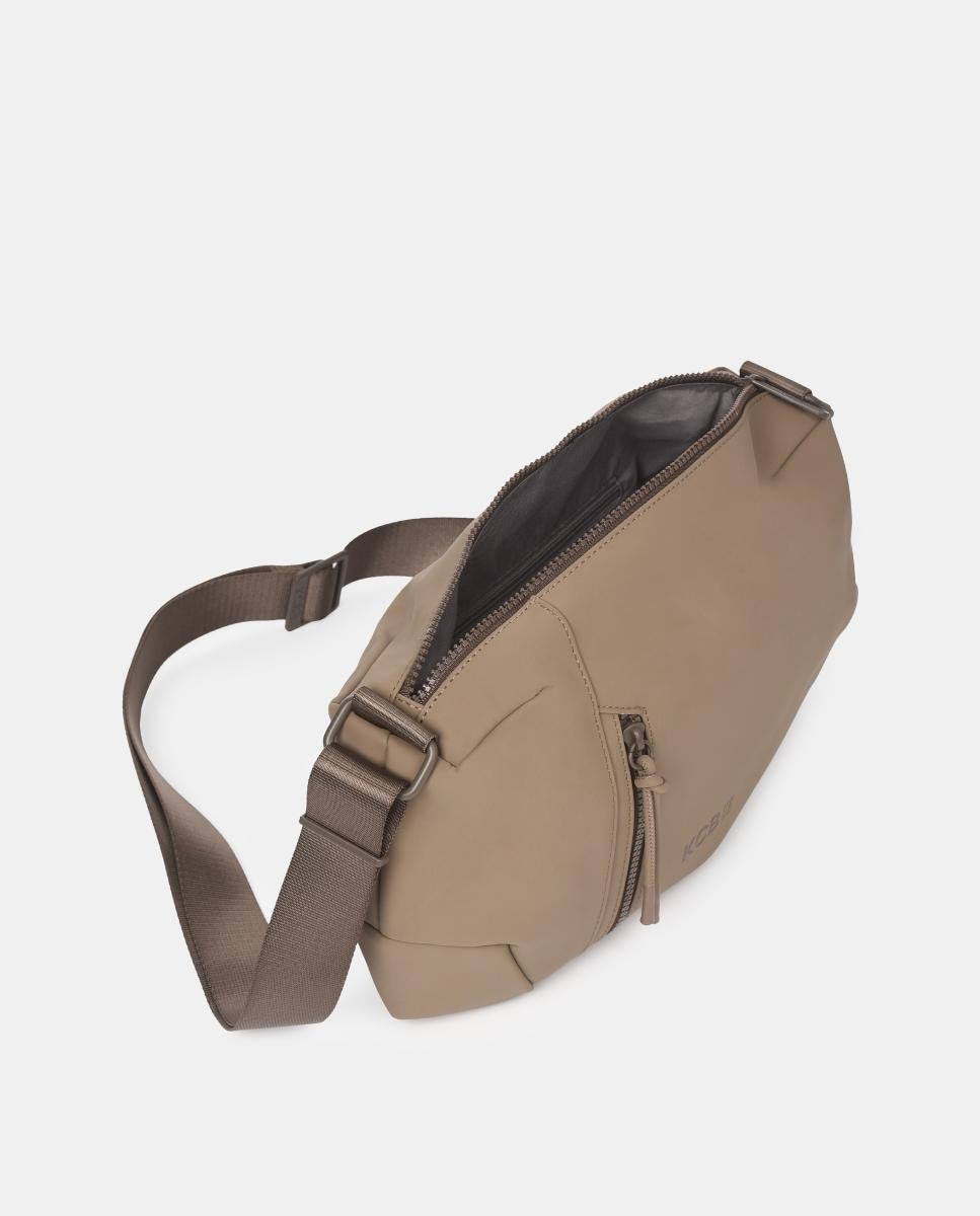 Mala a Tiracolo Grande Cord Castanho-3