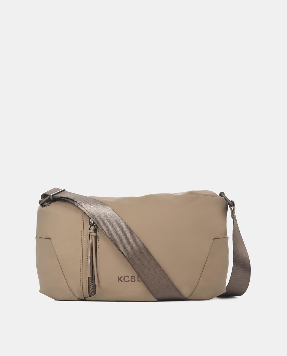 Mala a Tiracolo Pequena Cord Castanho-1