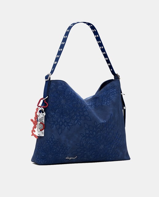 Imagem 0 de Mala de Ombro Média com Relevo de Mandalas