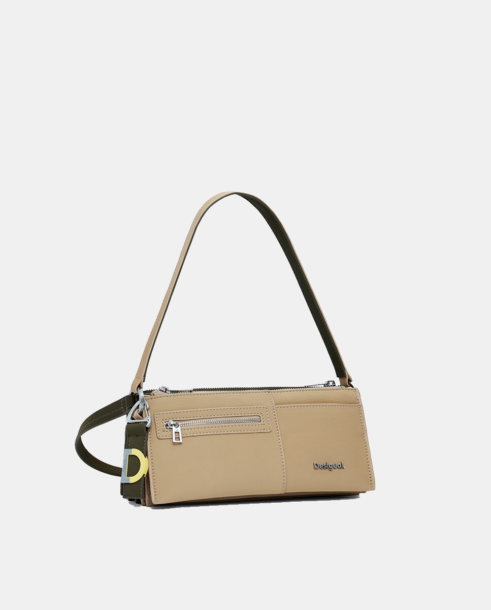 Mala de Ombro Pequena Bege-2