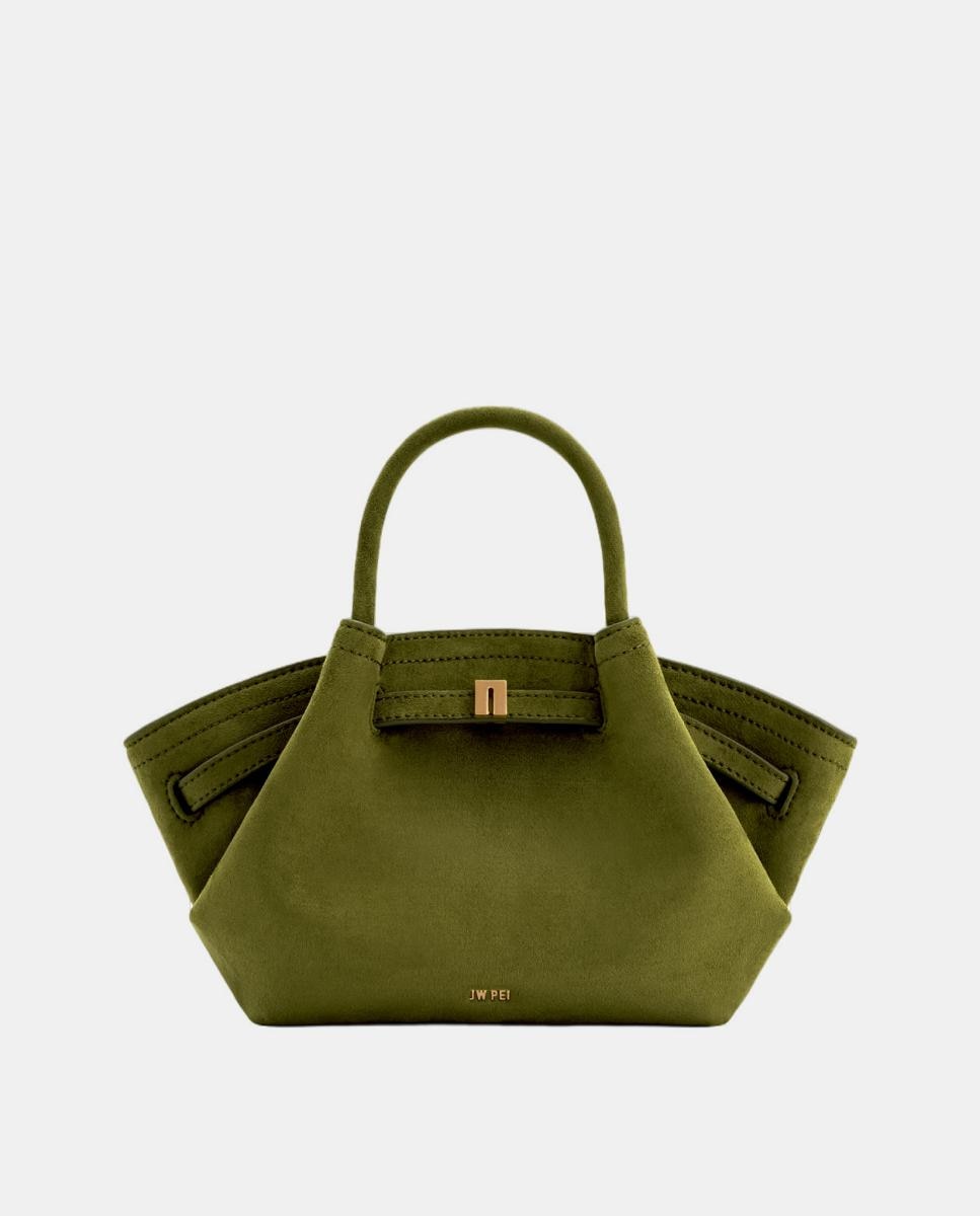 Mini Mala Tipo Tote Modelo Hana Verde-escuro-1