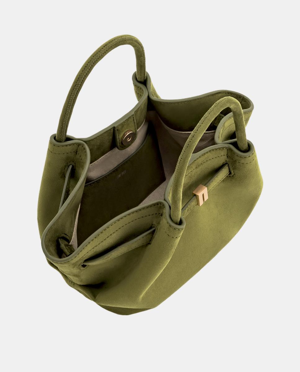 Mini Mala Tipo Tote Modelo Hana Verde-escuro-5