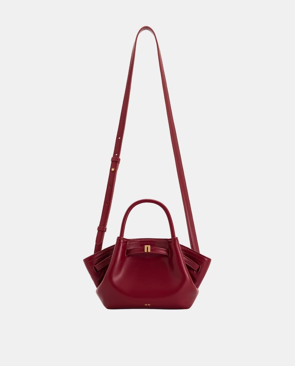 Mini Mala Tipo Tote Modelo Hana Bordeaux-3