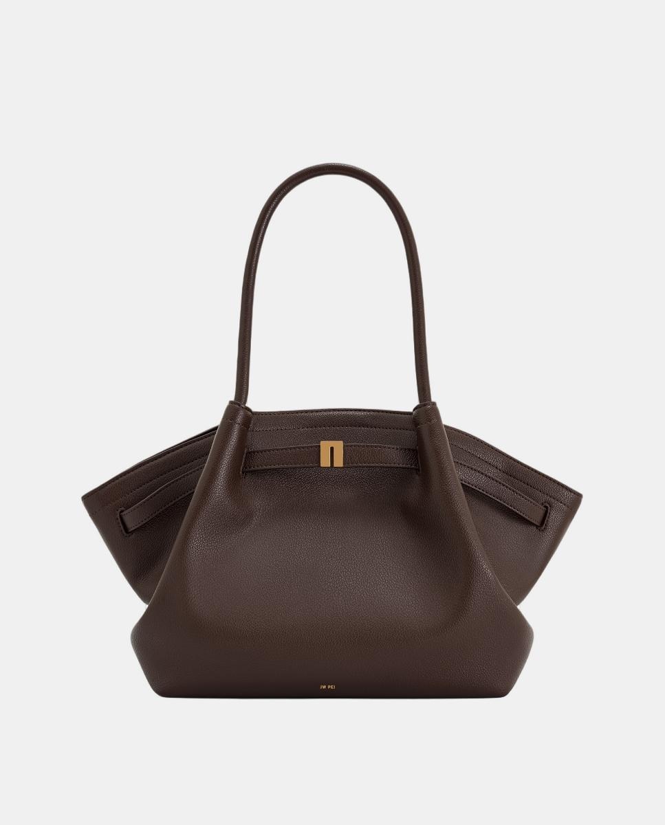 Mala Tipo Tote Modelo Hana Castanho-escuro-1