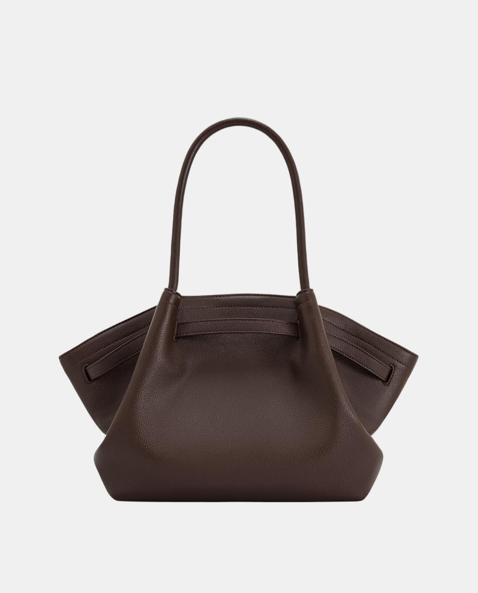 Mala Tipo Tote Modelo Hana Castanho-escuro-2