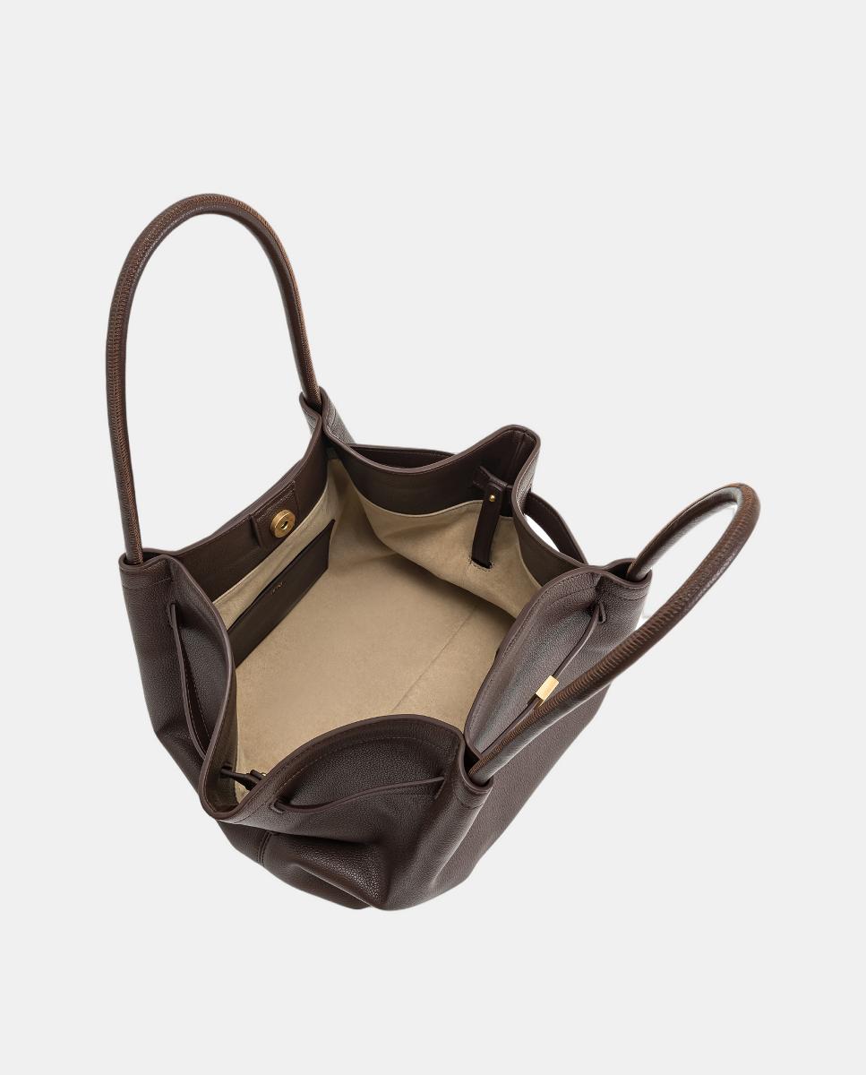 Mala Tipo Tote Modelo Hana Castanho-escuro-4