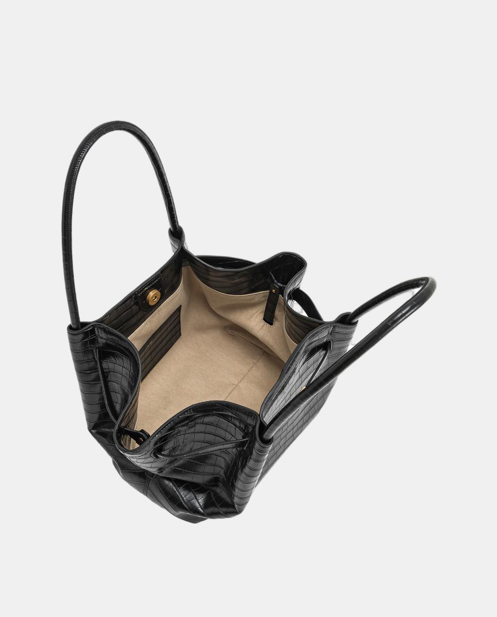 Mala Tipo Tote Modelo Hana Preto-5