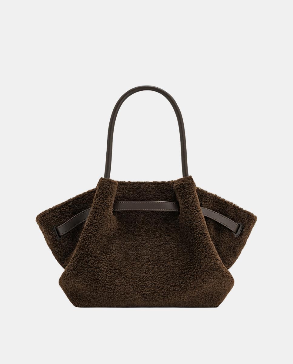 Mala Tipo Tote Modelo Hana Castanho-escuro-2
