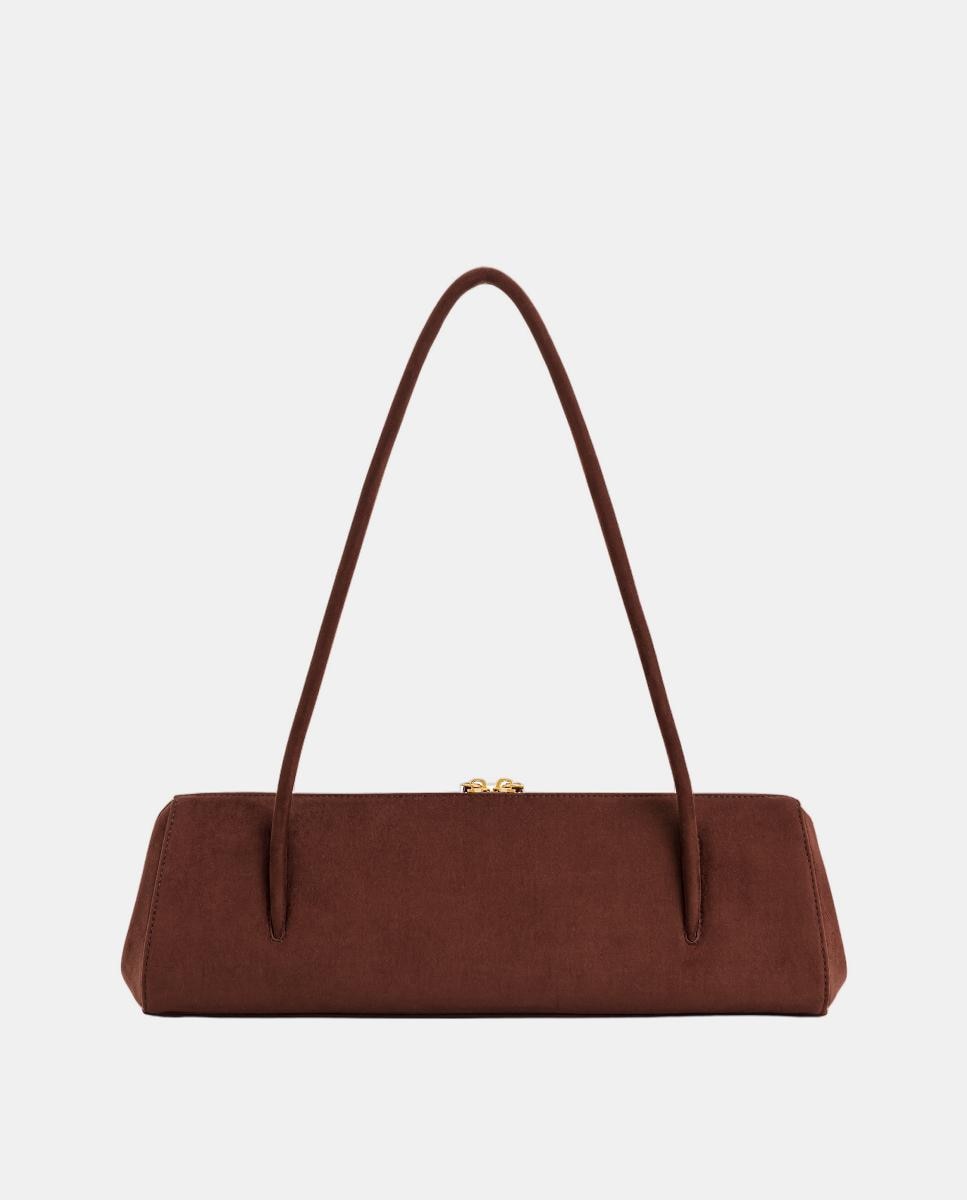 Mala de Ombro Modelo Nova Castanho-2