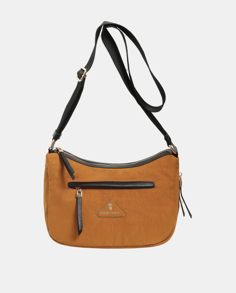 Imagem 0 de Mala a Tiracolo Hobo de Nylon com Fecho de Correr