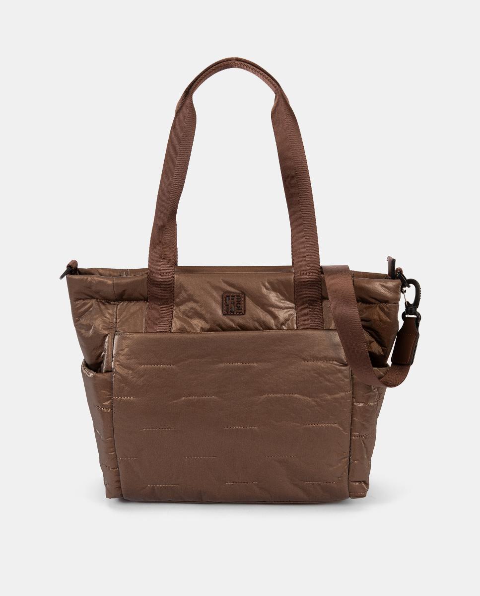 Mala Shopper Acolchoada Preto-1