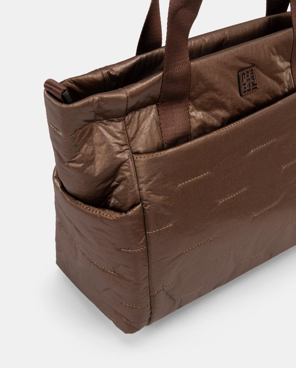 Mala Shopper Acolchoada Preto-3