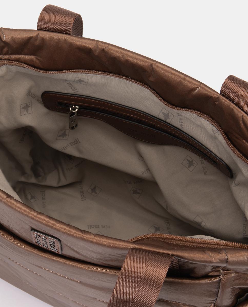 Mala Shopper Acolchoada Preto-4