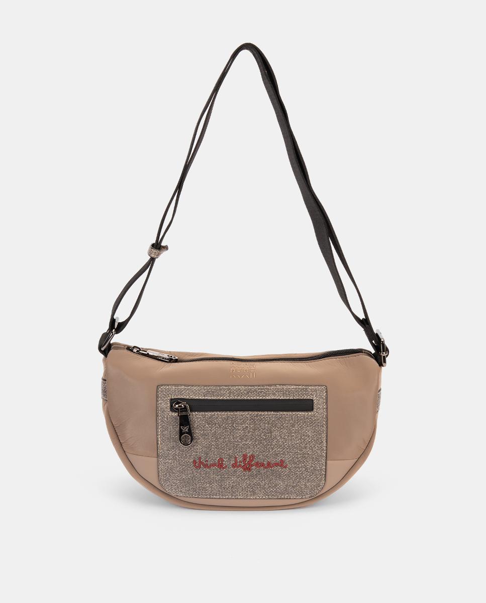 Mala a Tiracolo de Nylon Pedra-1