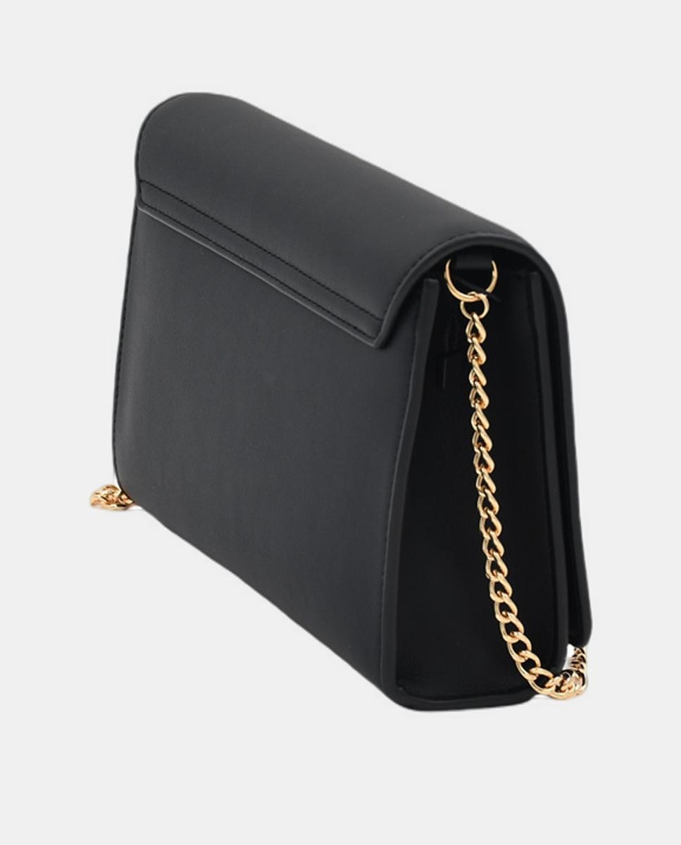 Imagen 2 de Bolso color negro tipo clutch con asa de cadena extraíble - Love Moschino - Negro Negro
