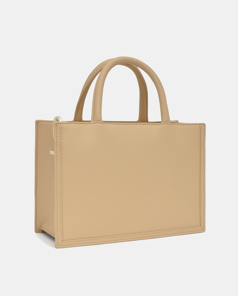 Mala Média com Fecho de Correr e Alça Dupla Pedra-4