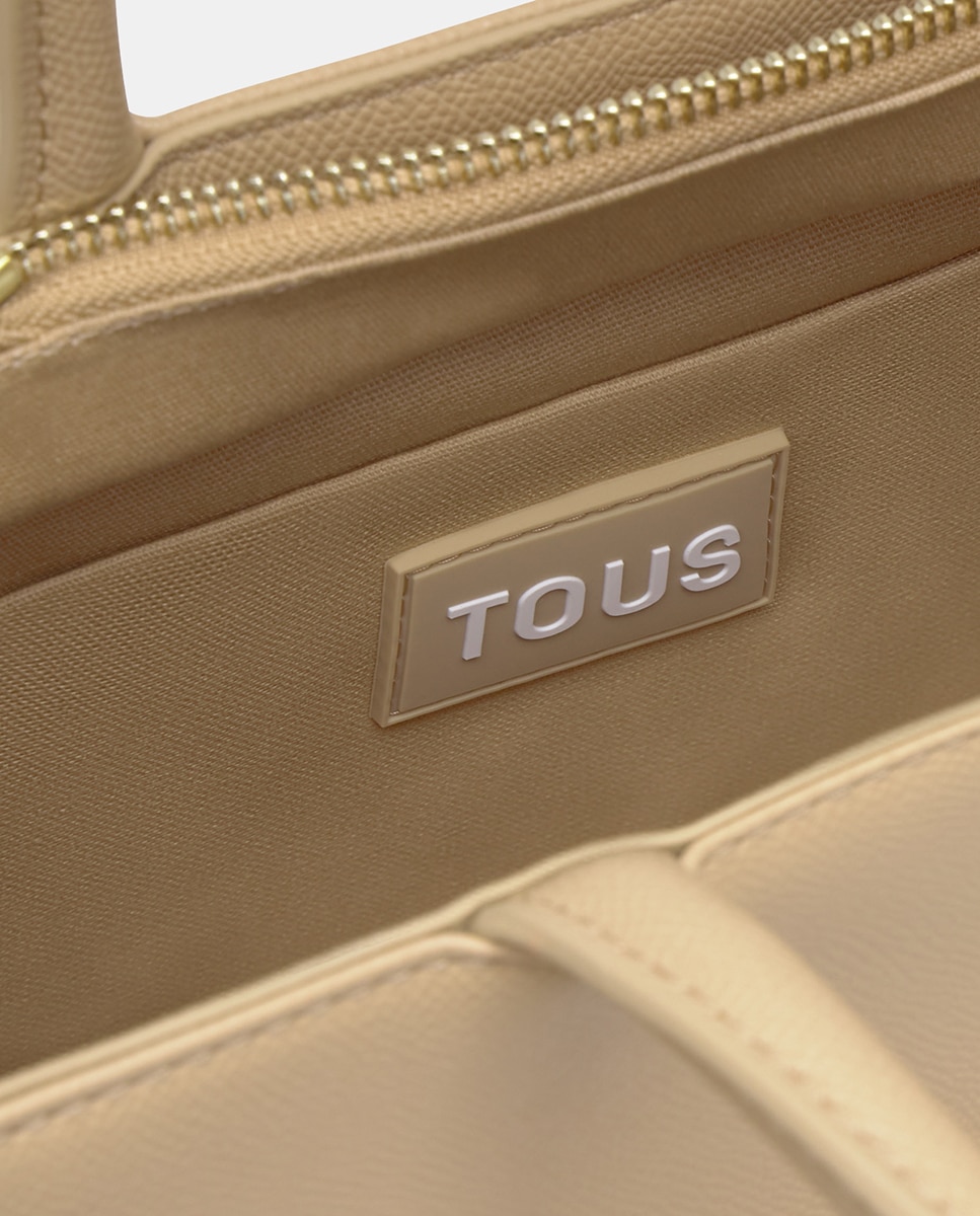 Mala Média com Fecho de Correr e Alça Dupla Pedra-5