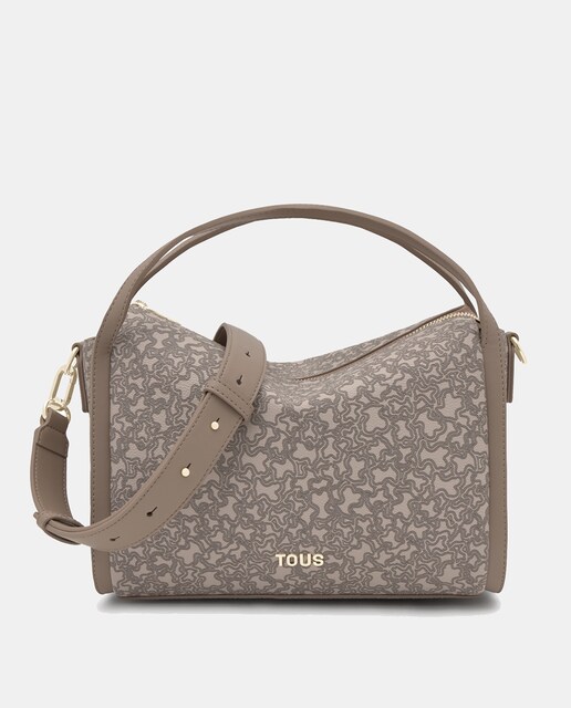 Imagen 0 de Bolso mediano con cierre de cremallera y doble asa.