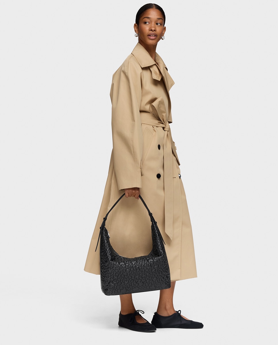 Mala Grande com Fecho de Correr e Alça Comprida Preto-3