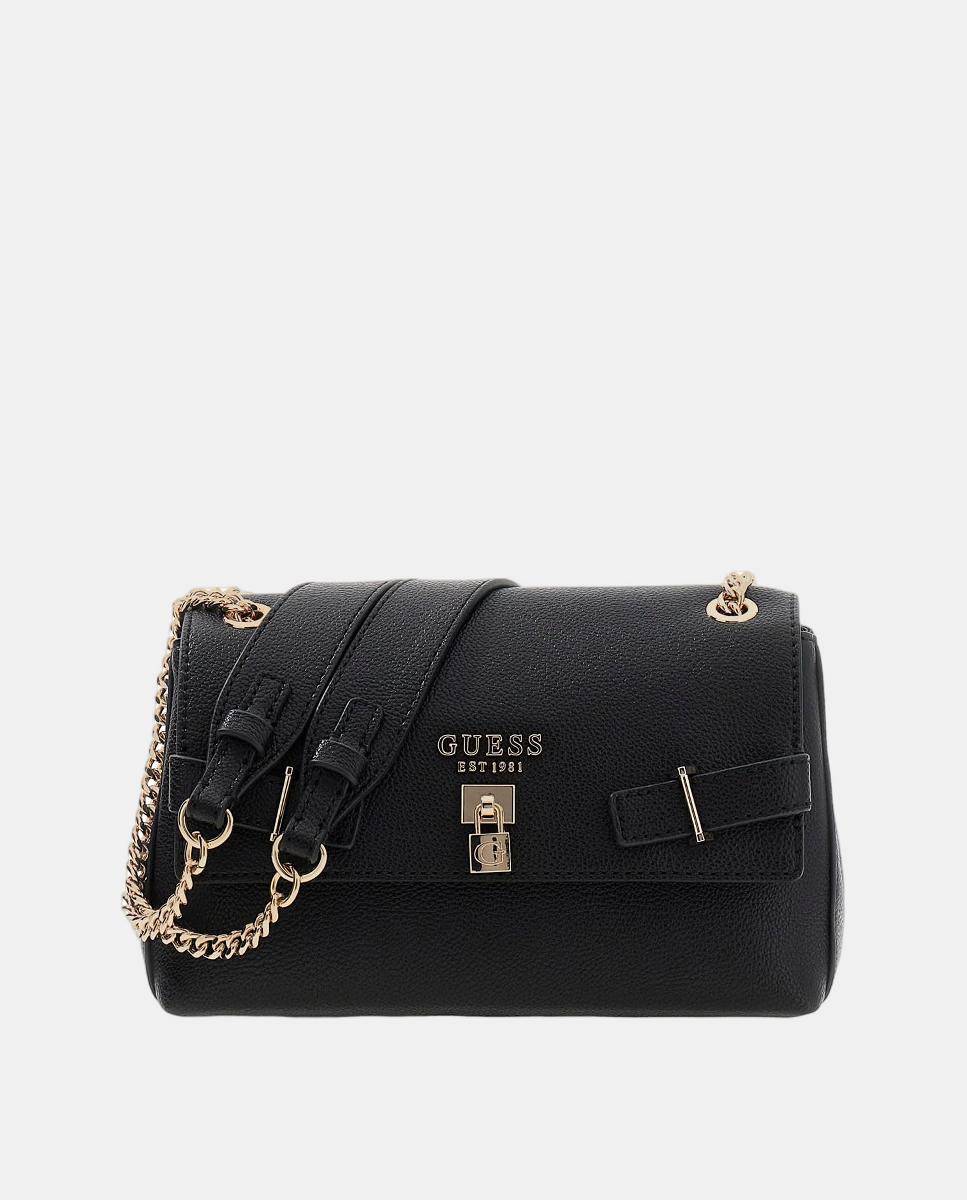 Mala a Tiracolo com Aba de Fecho Magnético Preto-1