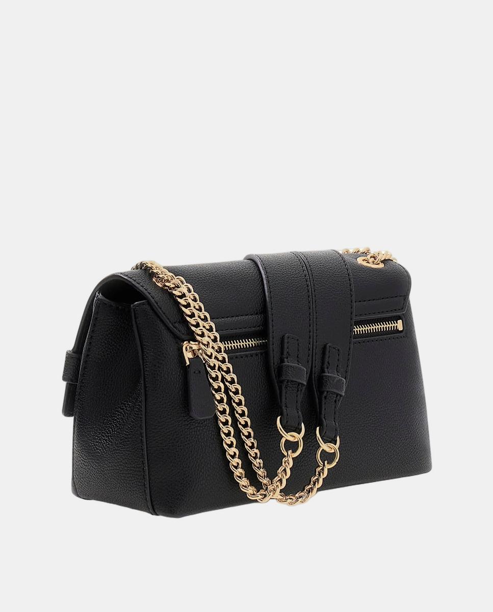 Mala a Tiracolo com Aba de Fecho Magnético Preto-2