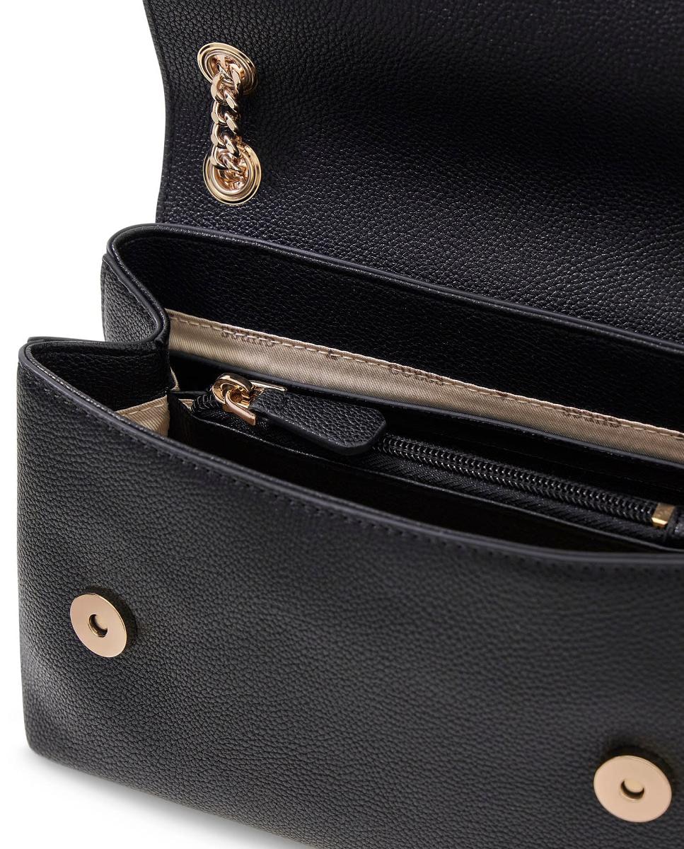 Mala a Tiracolo com Aba de Fecho Magnético Preto-5