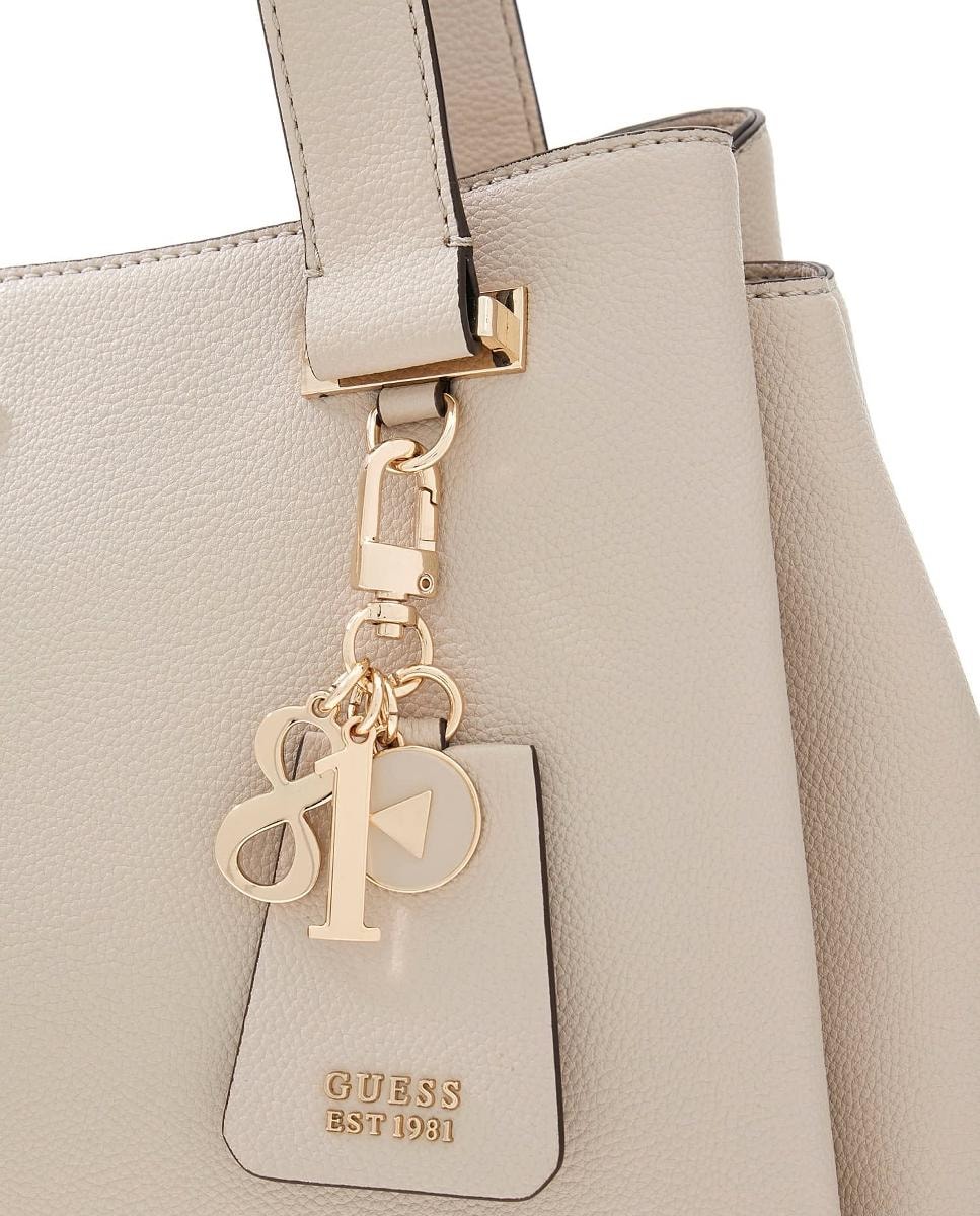 Mala de Ombro com Fecho de Correr Cinzento-claro-4