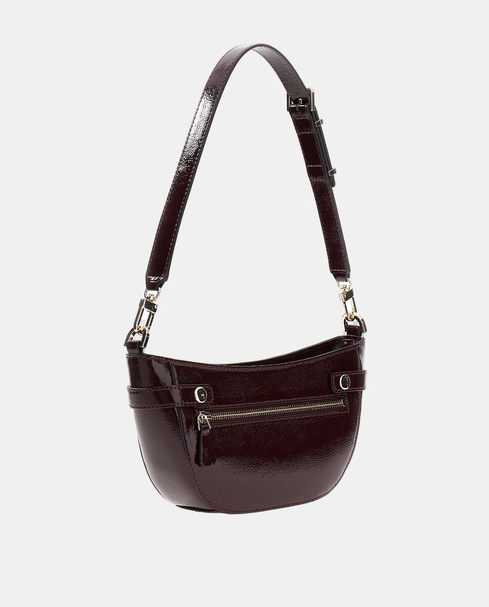 Mala de Ombro com Fecho de Correr Bordeaux-2