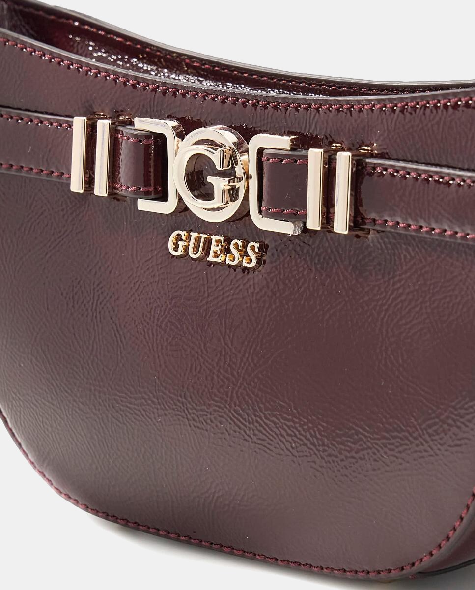 Mala de Ombro com Fecho de Correr Bordeaux-4