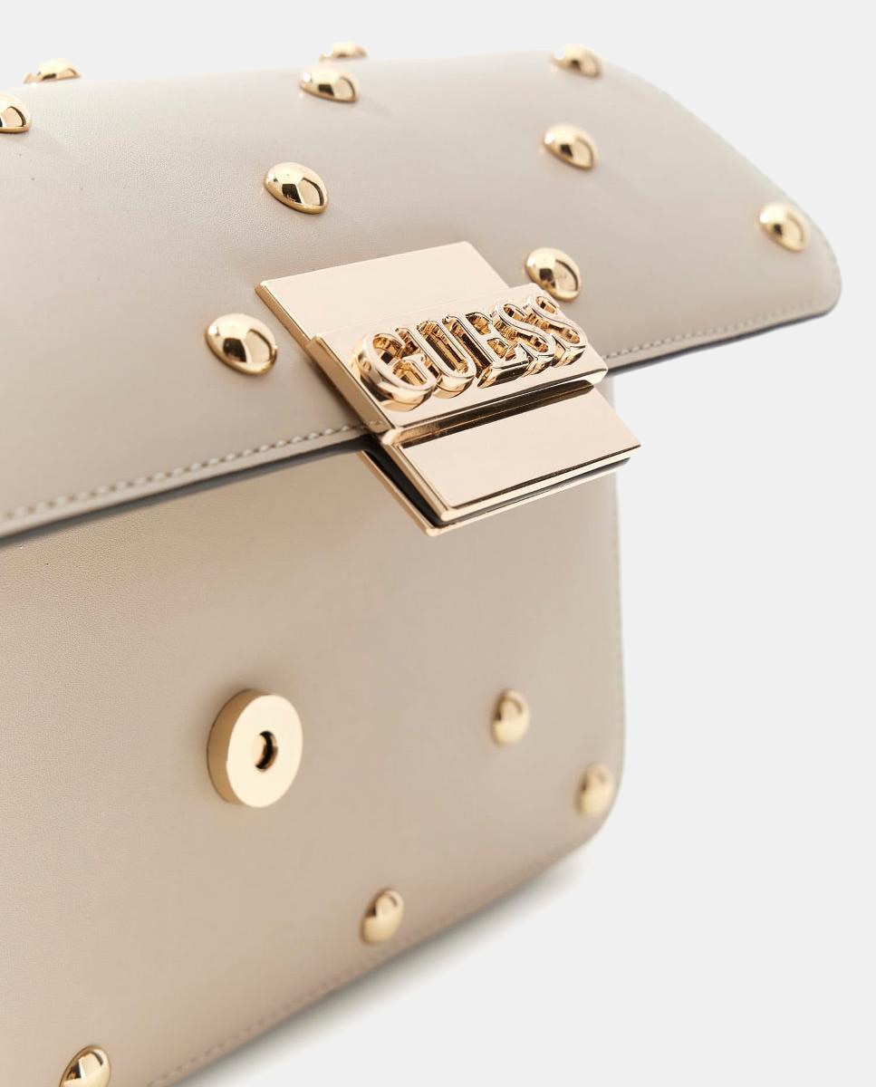 Mala a Tiracolo com Aba de Fecho Magnético Cinzento-claro-3