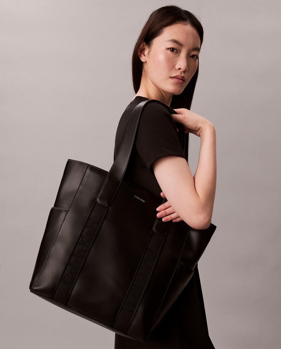 Mala Tipo Tote Multibolsos Preto-2