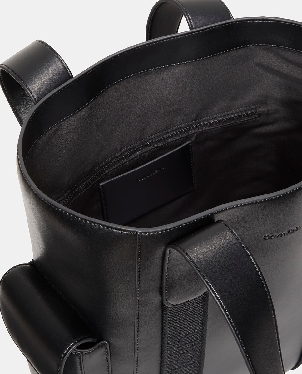 Mala Tipo Tote Multibolsos Preto-4