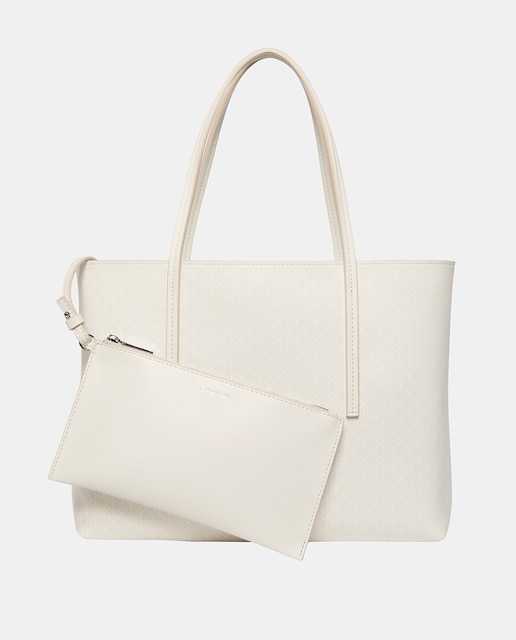 Imagem 0 de Mala Shopper com Estampado de Monograma